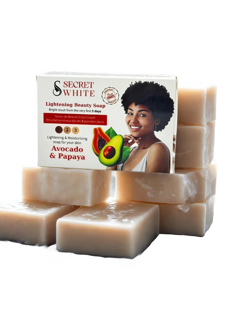 Lightening & Moisturizing Body Soap with Avocado & Papaya – Luminous Skin Treatment for Intensive Hydration and Smooth Tone